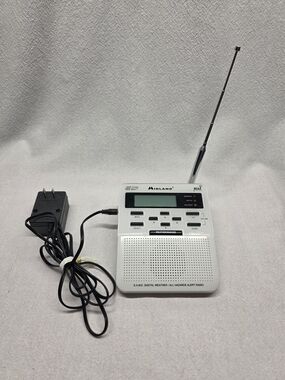 Midland NOAA Public Alert Weather Radio With Power Adapter and Battery Backup.